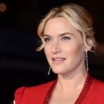Kate Winslet smiling at an awards ceremony in London